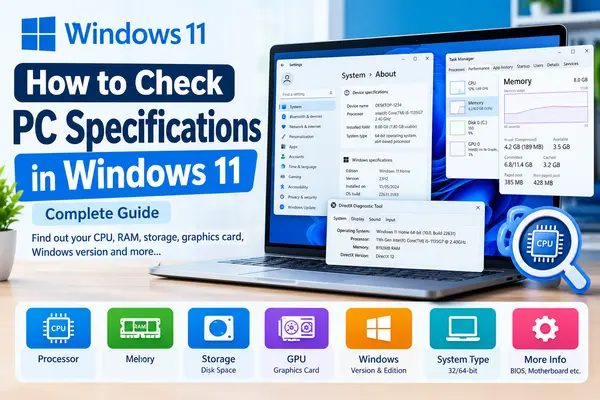 How to check PC specifications in Windows 11
